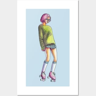 Skater-Girl Posters and Art